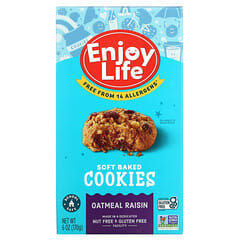Enjoy Life Foods, Soft Baked Cookies, Haferflocken und Rosinen, 170 g (6 oz.)