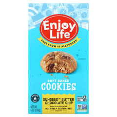 Enjoy Life Foods, Soft Baked Cookies, Sonnenblumenbutter und Schokoladenstückchen, 170 g (6 oz.)