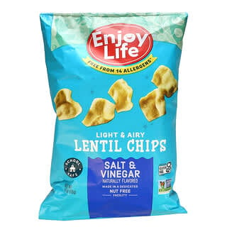 Enjoy Life Foods, Lentil Chips, Salt & Vinegar, 4 oz (113 g)