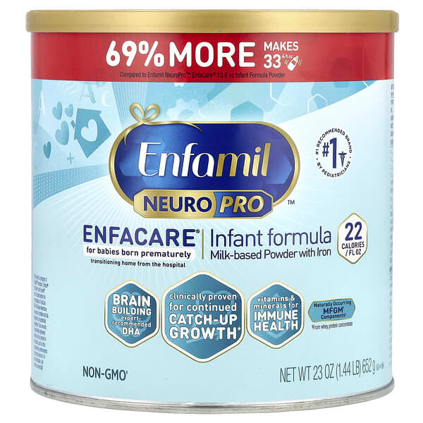 Enfamil, NeuroPro™ EnfaCare® สูตรสำหรับทารก ขนาด 23 ออนซ์ (652 ก.)