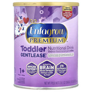 Enfamil, Enfagrow Premium™, Bebida nutricional Gentlease® para niños pequeños, 1 año en adelante, 825 g (29,1 oz)