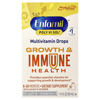 Enfamil, Tri Vi Sol®, Vitamin A, C, & D Drops, 0-12 Months, 1 2/3 fl oz (50 ml)