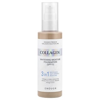 Enough, Collagen, Whitening Moisture Foundation, SPF15, 3.38 fl oz (100 ml)