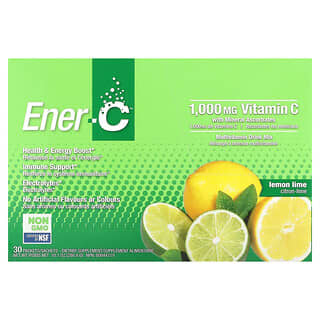 Ener-C, Vitamin C, Multivitamin Drink Mix, Lemon Lime, 30 Packets, 0.3 oz (9.56 g) Each