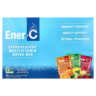 Ener-C（エナC）, バブリーマルチビタミンドリンクミックス、アソート、1,000mg、30パック、282.9g
