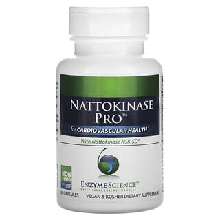 Enzyme Science, Nattokinase Pro مع Nattokinase NSK-SD، ‏60 كبسولة