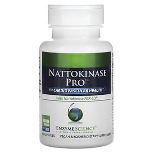 Enzyme Science, Nattokinase Pro with Nattokinase NSK-SD, 60 Capsules