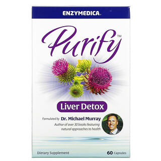 Enzymedica, Purify, Liver Detox, Leberentgiftung, 60 Kapseln