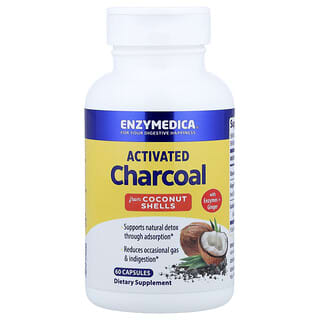 Enzymedica, Purify, Aktivt Kol Plus, 60 Kapslar