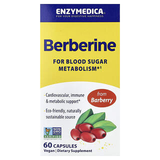 Enzymedica, берберин, 60 капсул