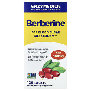 Enzymedica, Берберин, 120 нысаналы жеткізу капсула
