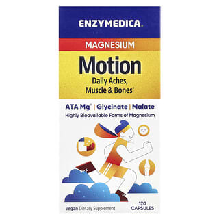 Enzymedica, Magnesium Motion, 120 капсули