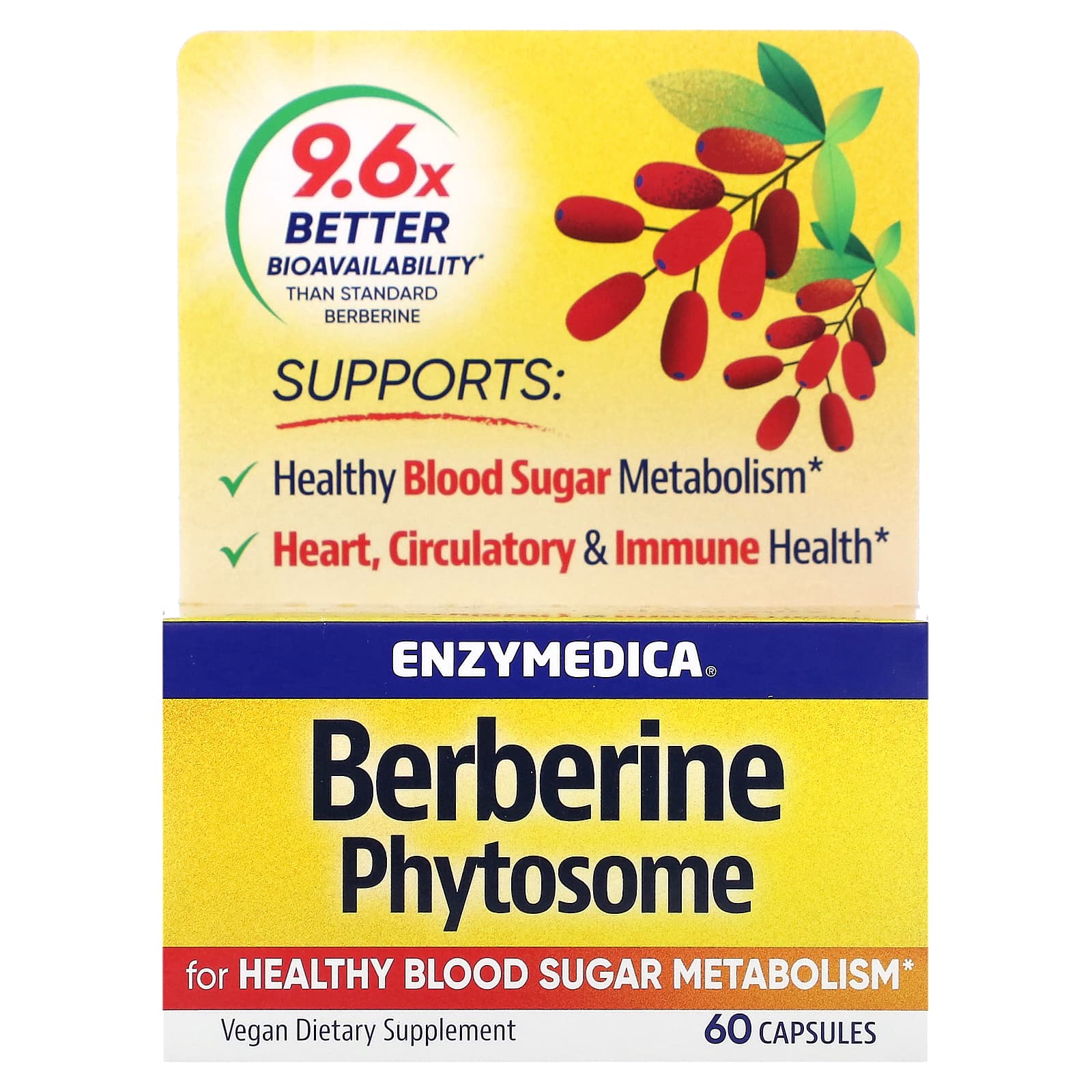 Berberine Phytosome（ベルベリンフィトソーム、60粒（1粒あたり275mg）