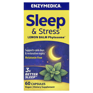 Enzymedica, Sleep & Stress, 60 капсул (200 мг в капсуле)