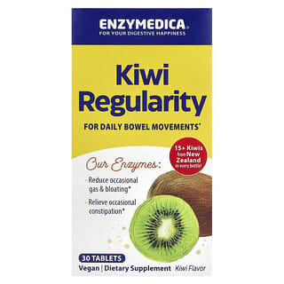 Enzymedica, Kiwi Regularity, Kiwi, 30 comprimidos