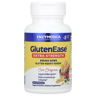 Enzymedica, GlutenEase®，特強型，60 粒膠囊