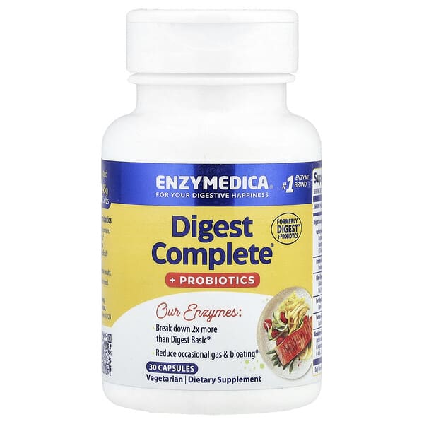 Enzymedica Digest Complete® + Probiotics, 30 Capsules