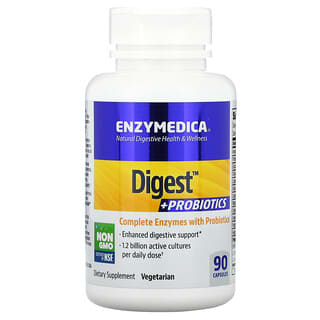 Enzymedica, Digest con probióticos, 90 cápsulas
