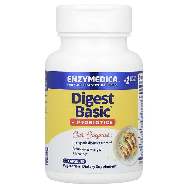 Enzymedica, Digest Basic® + Probiotics, 30 Capsules