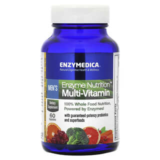 Enzymedica, Suplemento enzimático multivitamínico para hombres, 60 cápsulas
