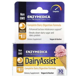 Enzymedica‏, DairyAssist, ‏30 כמוסות
