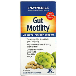 Enzymedica, Gut Motility, Digestive Transport Support, 30 Capsules