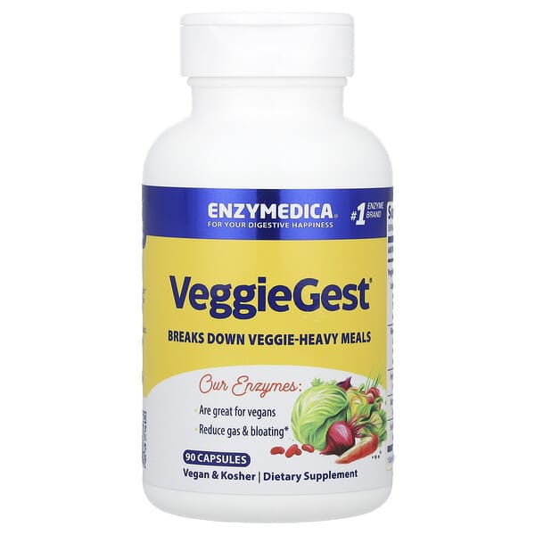 Enzymedica VeggieGest®, 90 Capsules