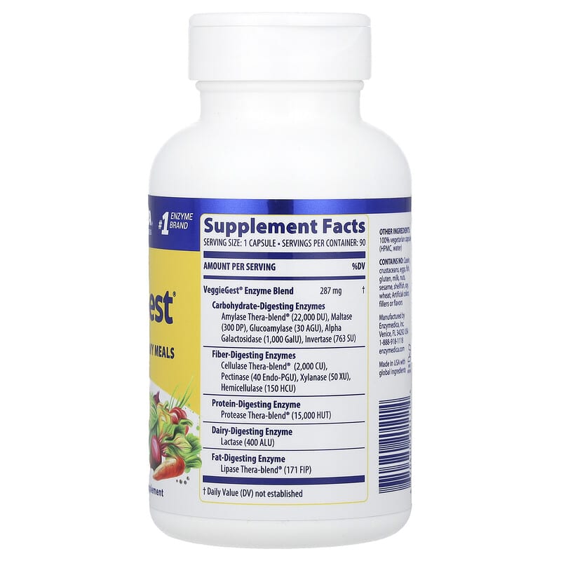 nutrizole labs bpc 157 90 veggie caps VeggieGest®, 90 Capsules