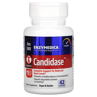 Enzymedica, Candidase, 42 Cápsulas