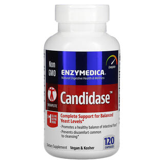 Enzymedica, Candidase، 120 كبسولة
