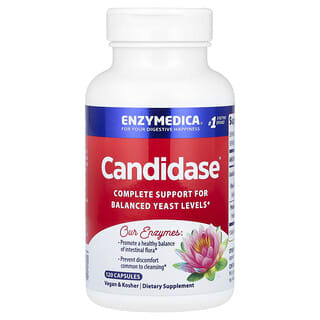 Enzymedica, Candidase, 120 gélules
