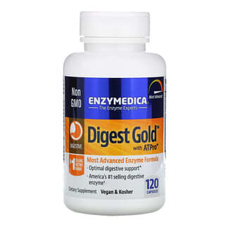 Enzymedica, Digest Gold avec ATPro, 120 Capsules