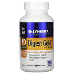 Enzymedica, ATPro配合Digest Gold、180粒