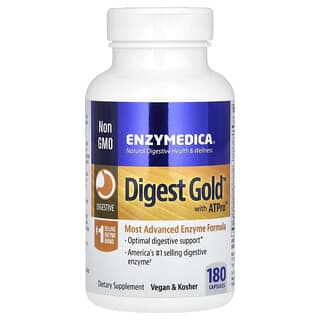 Enzymedica, Digest Gold（含 ATPro），180 粒