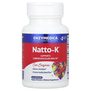 Enzymedica, Natto-K®, 30 cápsulas