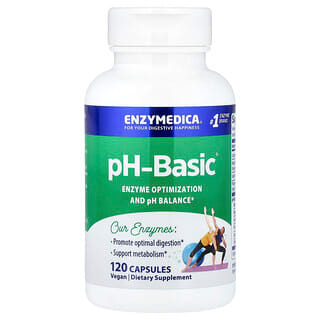 Enzymedica, pH-Basic，120 粒膠囊
