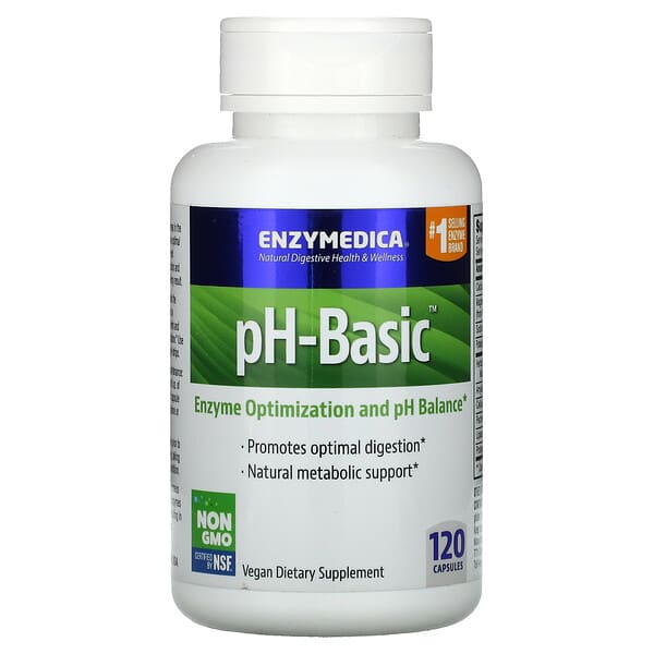 Enzymedica, pH-Basic, 120 cápsulas