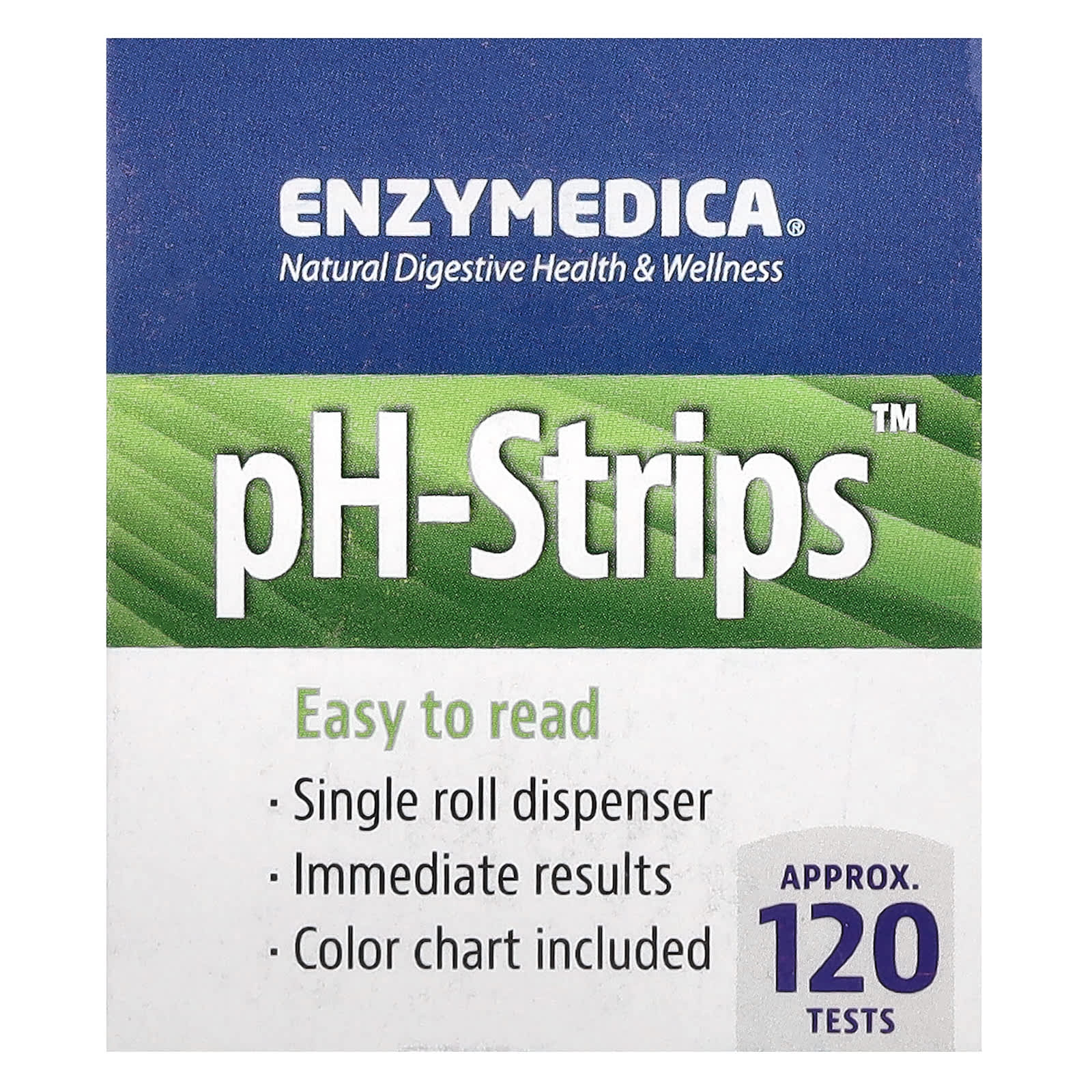 Enzymedica, pHStrips, Approx. 120 Tests