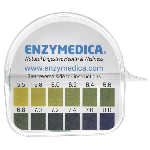 Enzymedica, Tiras de pH, Aprox. 120 pruebas