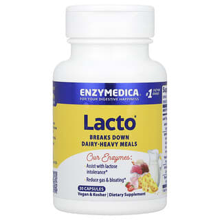 Enzymedica, Lacto®，30 粒膠囊