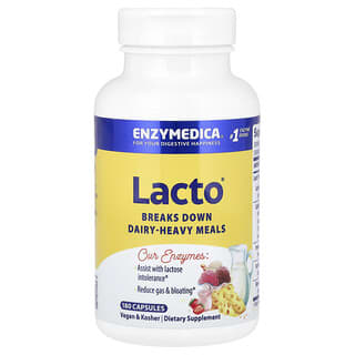 إنزيميديكا‏, Lacto®, 180 Capsules