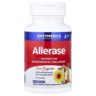 Enzymedica, Allerase, 60 cápsulas