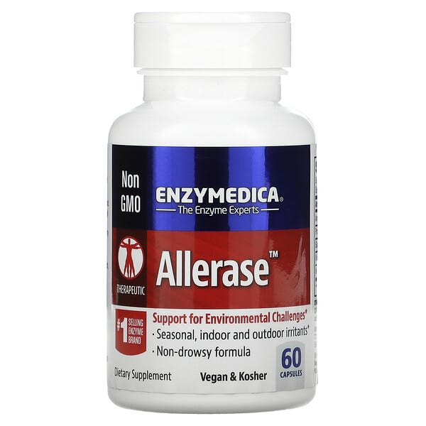 Enzymedica, Allérase, 60 capsules