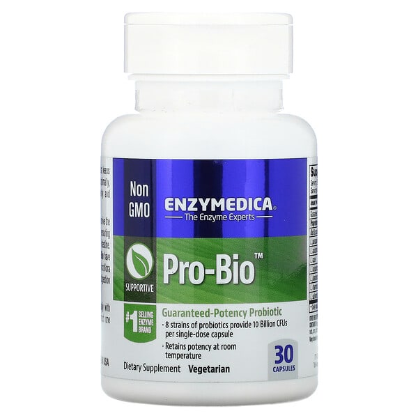 Enzymedica, Pro Bio, Probiotikum mit garantierter Wirksamkeit, 30 Kapseln