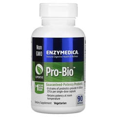 Enzymedica, Pro-Bio, potencia garantizada con probióticos, 90 cápsulas