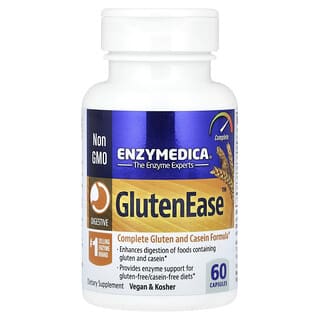 Enzymedica‏, GlutenEase, מכיל 60 כמוסות