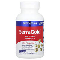 SerraGold®, High Potency Serrapeptase, 120 Capsules