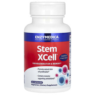 Enzymedica, Stem XCell, Suplemento para favorecer la proliferación de células madre, 60 cápsulas