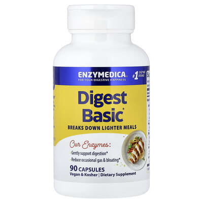 Enzymedica, Digest Basic®, 90 Capsules