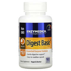 Enzymedica, Digest Basic, Formule d'enzymes essentielles, 90 capsules